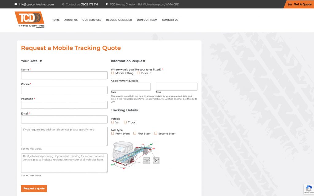 how to book our mobile tyre fitting service